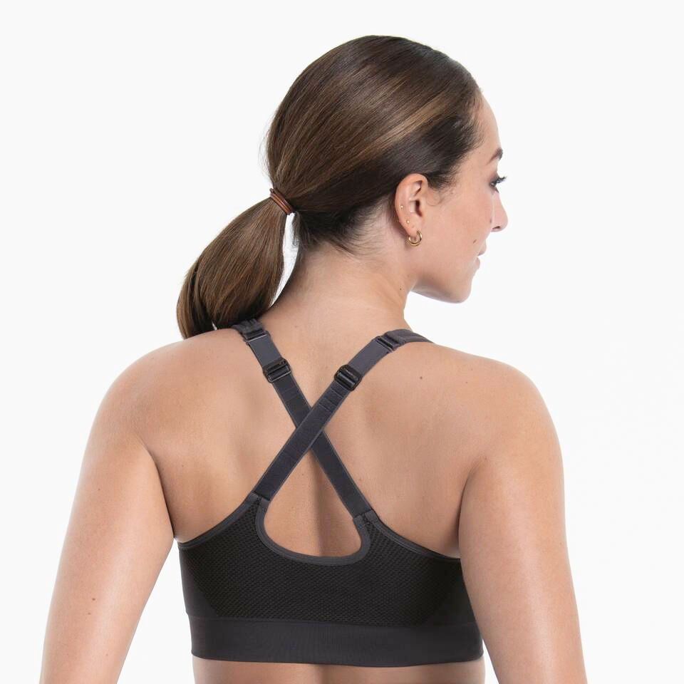 Thumbnail: Anita Easymove Zip Front Non Wired Sports Bra