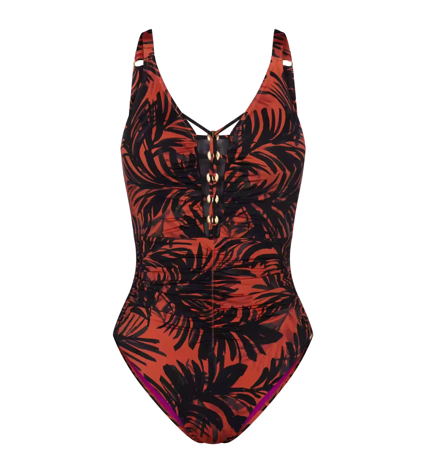 Triumph Summer Palm OP 01 R Non Wired Swimsuit