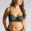Thumbnail: Panache Allure Full Cup Underwired Bra - Forest Green - 10765
