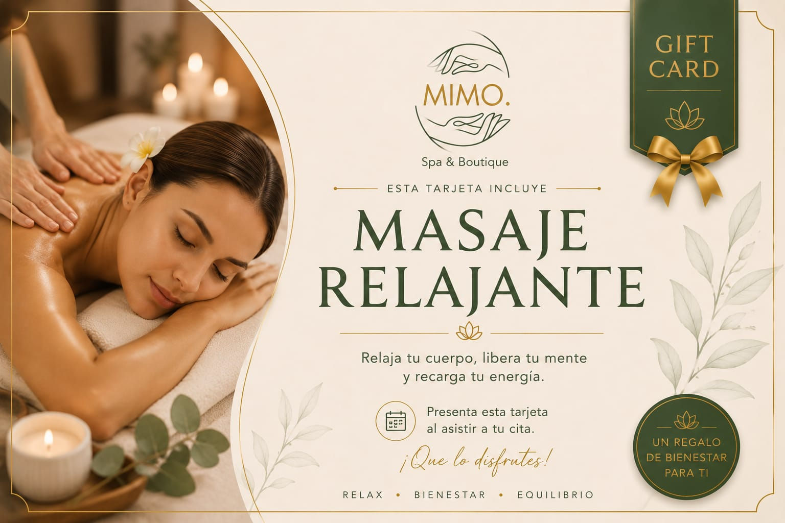 MASAJE RELAJANTE