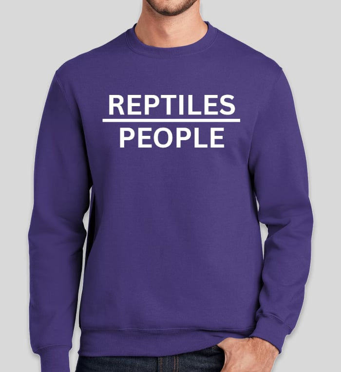 Thumbnail: Reptiles over People Sweatshirt