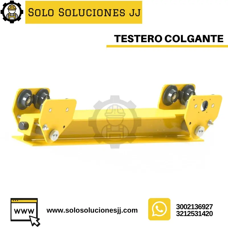 CARROS TESTEROS COLGANTES CABRICADOS PARA DISTRIBUCION PARA USO DE PUENTES GRUAS COLOMBIA BOGOTA MEDELLIN BUCARAMANGA