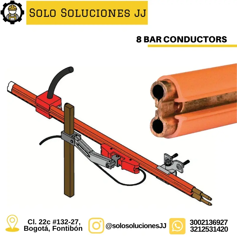8 - BAR (BARRA 8) CONDUCTIX-WAMPFLER colombia Bogotá Medellín barra conductora Bucaramanga Cúcuta