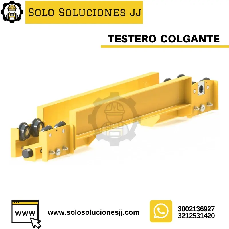 TESTERO COLGANTE REFORZADO PARA FABRICACION Y VENTA DE TESTEROS PARA PUENTE GRUA, TRUCK, ESAMBLE TESTEROS, BOGOTA, MEDELLIN