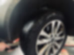 inspectie auto band voor reparatie