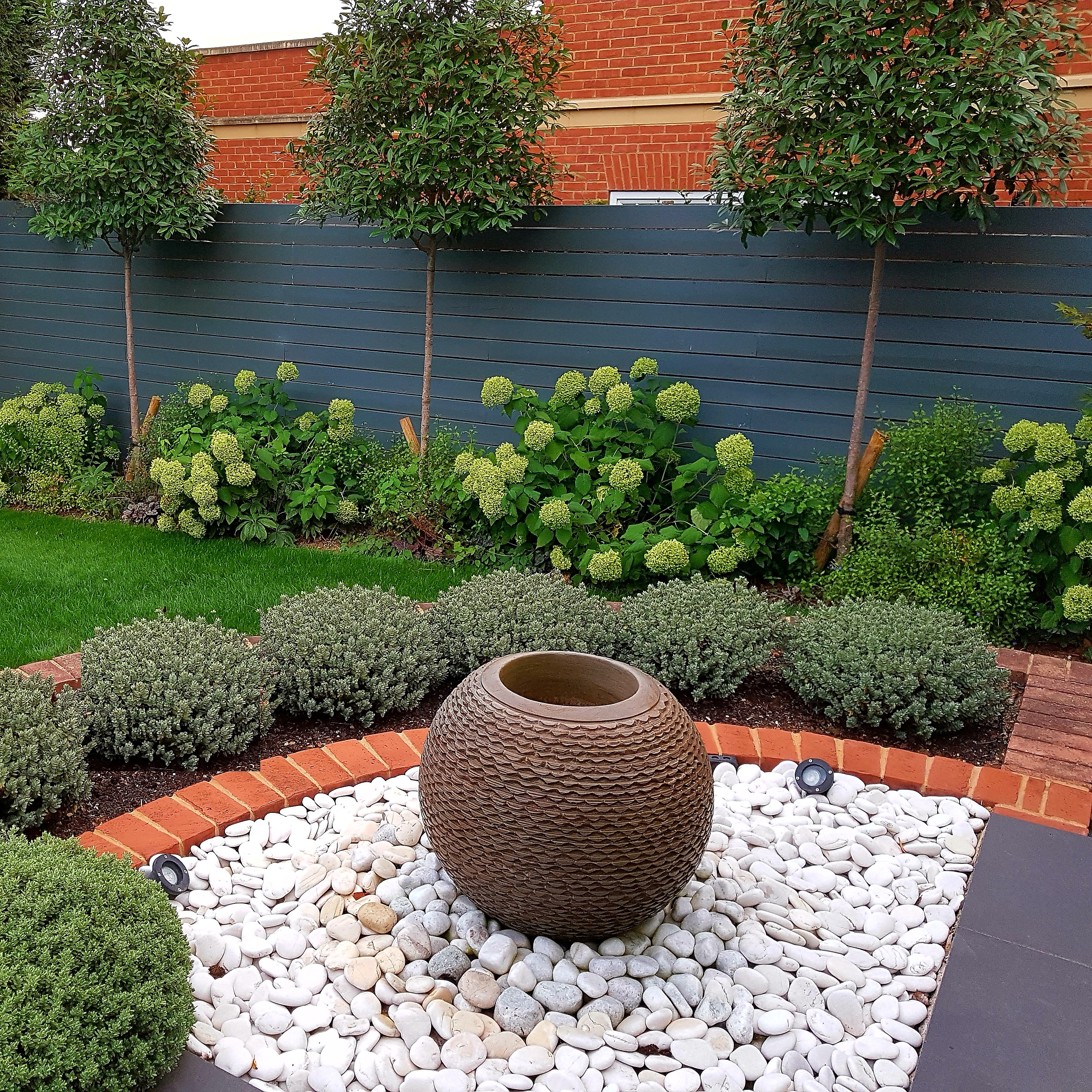 Family garden with pool