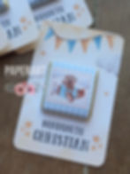 Segnaposto personalizzato cioccolatino