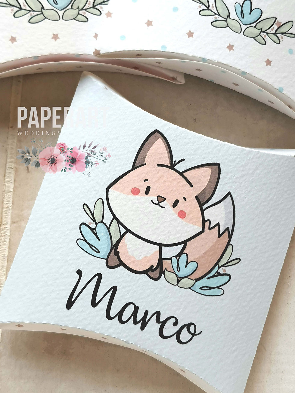 Scatolina PILLOW - Mod. Cute Fox II