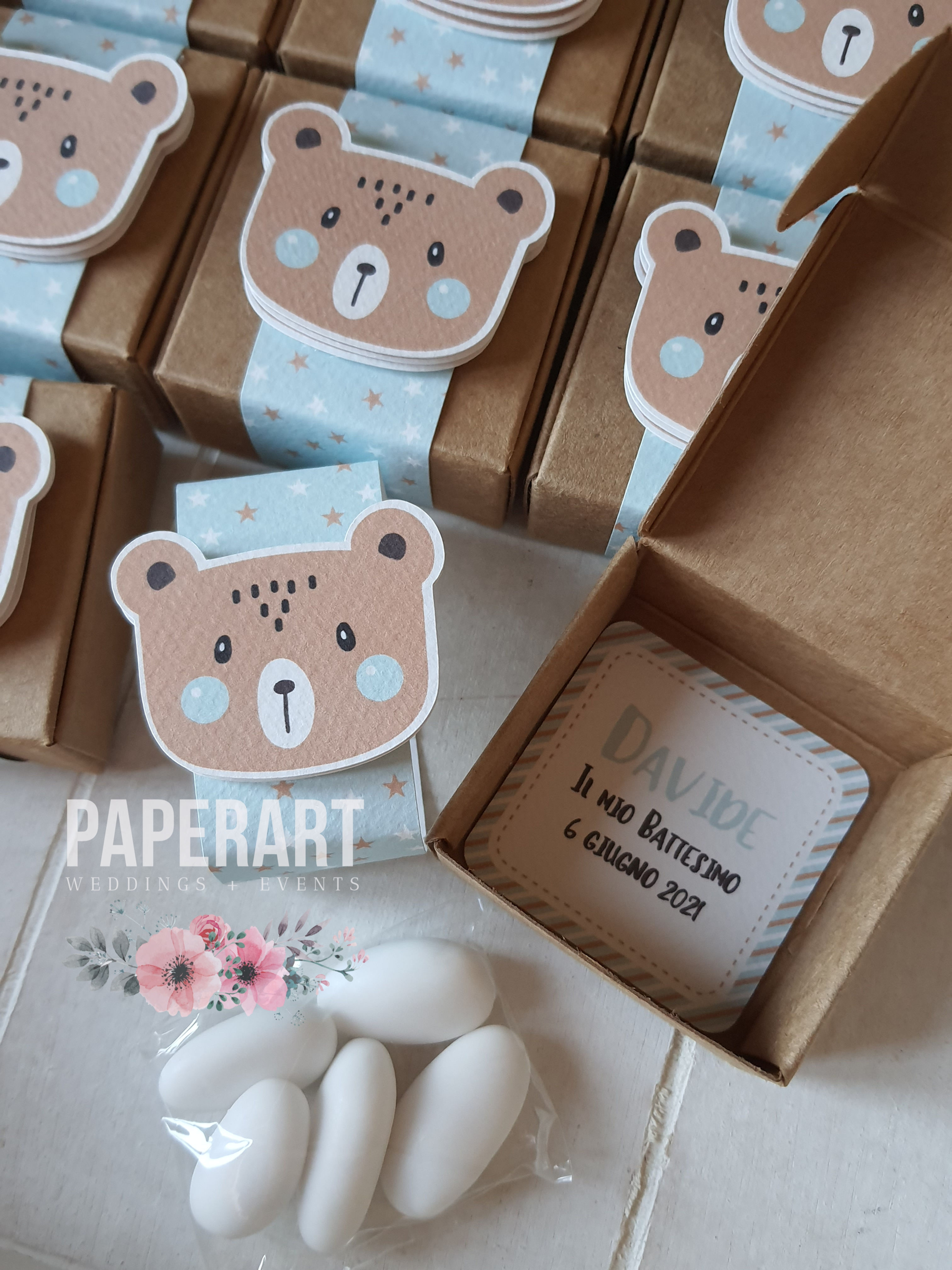 Scatolina KRAFT con fascia - Mod. Baby Bear