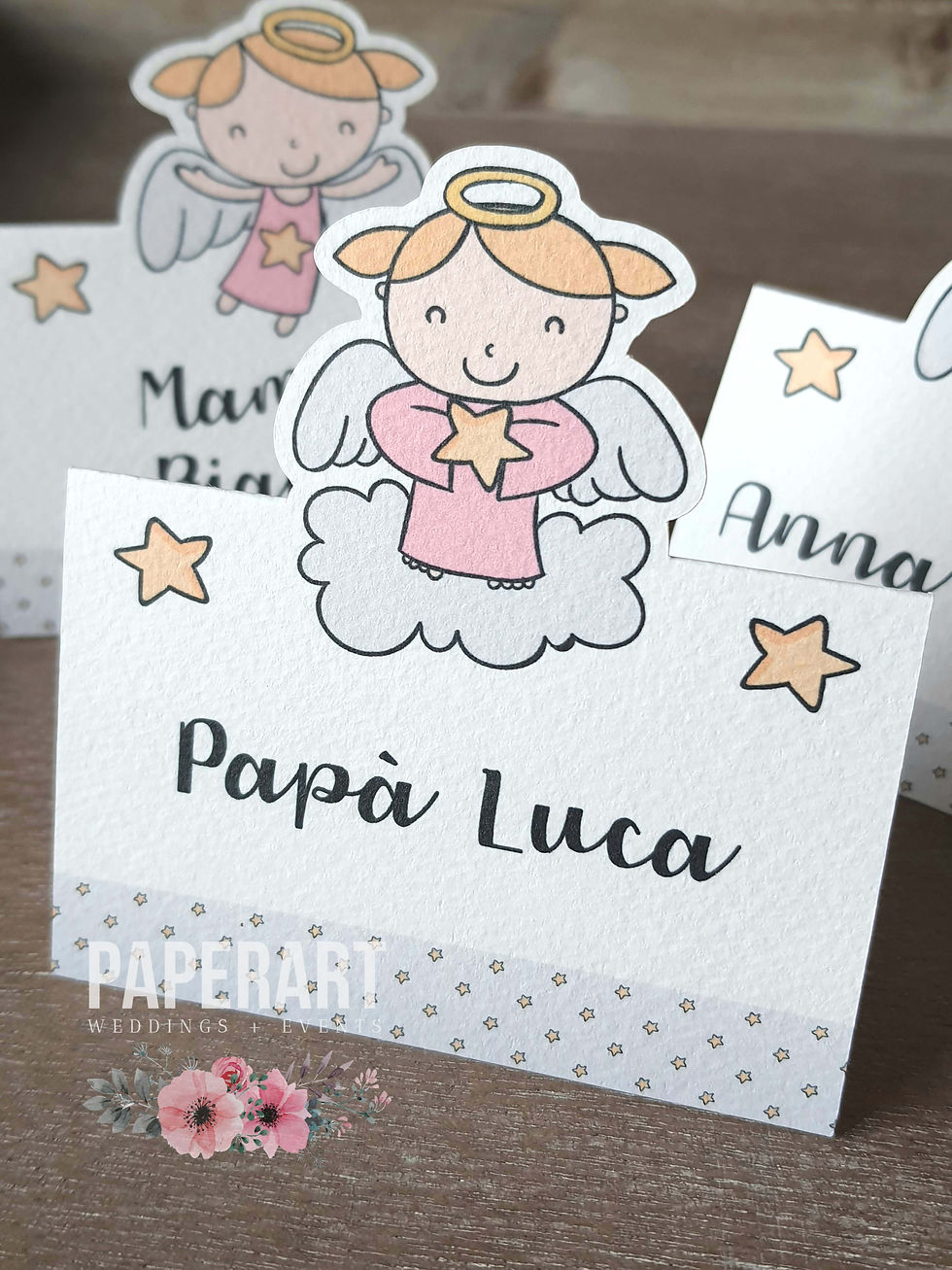 nr. 10 (dieci) segnaposti - Mod. Cute Angel