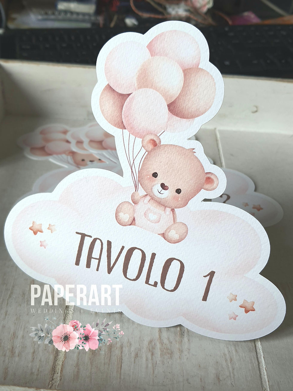 Segnatavoli - Mod. Balloon Bear