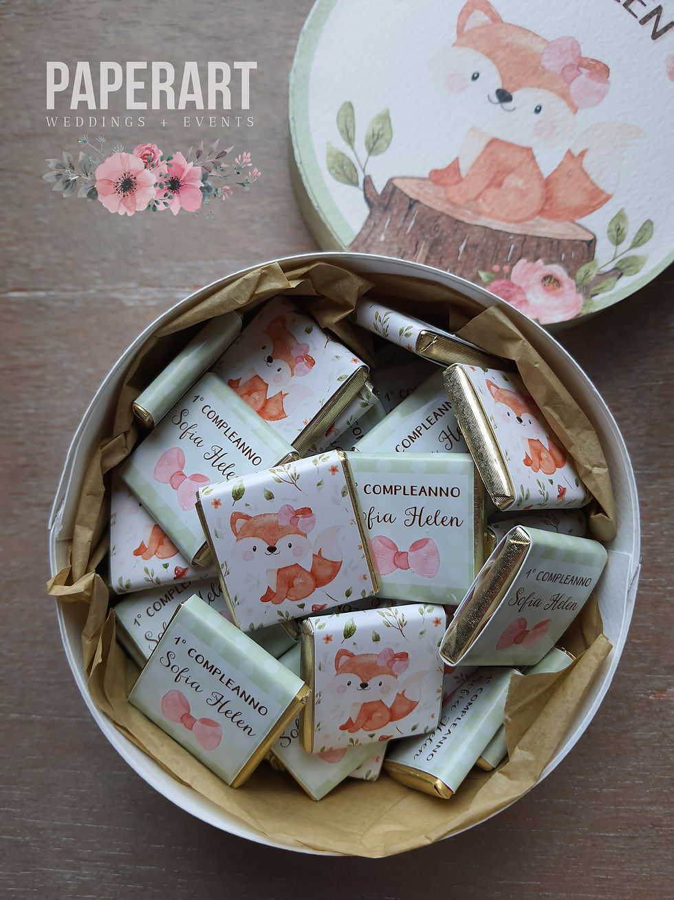Box cioccolatini personalizzati