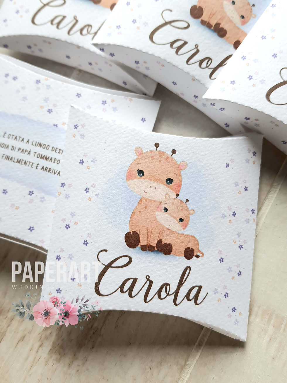 Scatolina PILLOW - Mod. Cute Giraffe