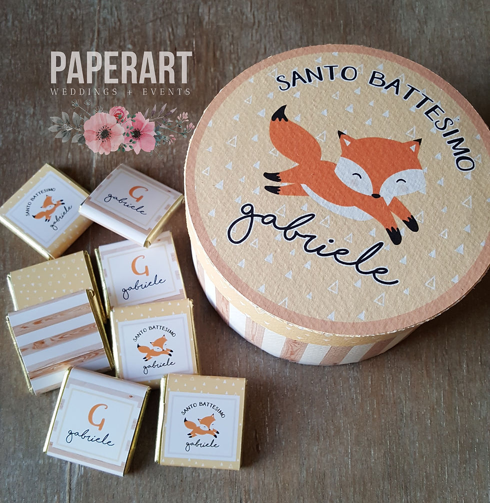 Box cioccolatini personalizzati
