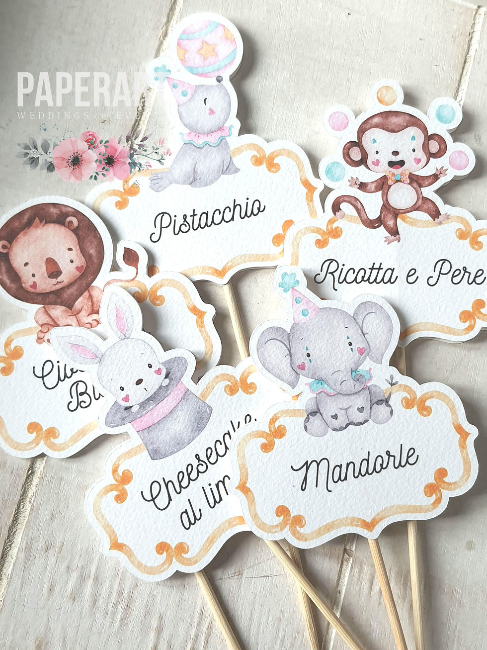 Segnagusto per confettata - Mod. Circus