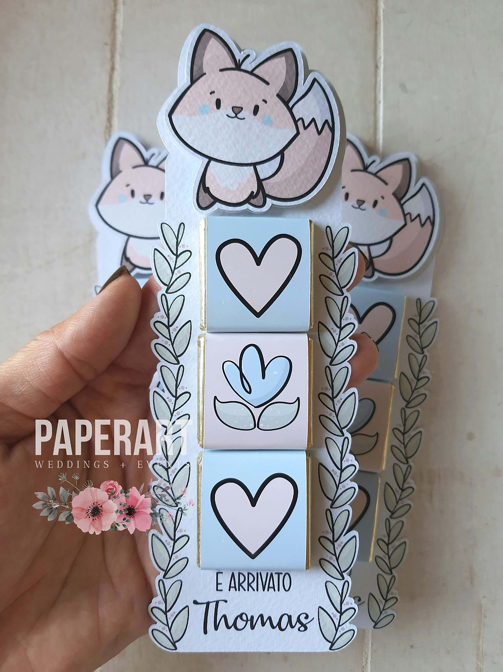 CIOCCOLATINI PERSONALIZZATI NASCITA