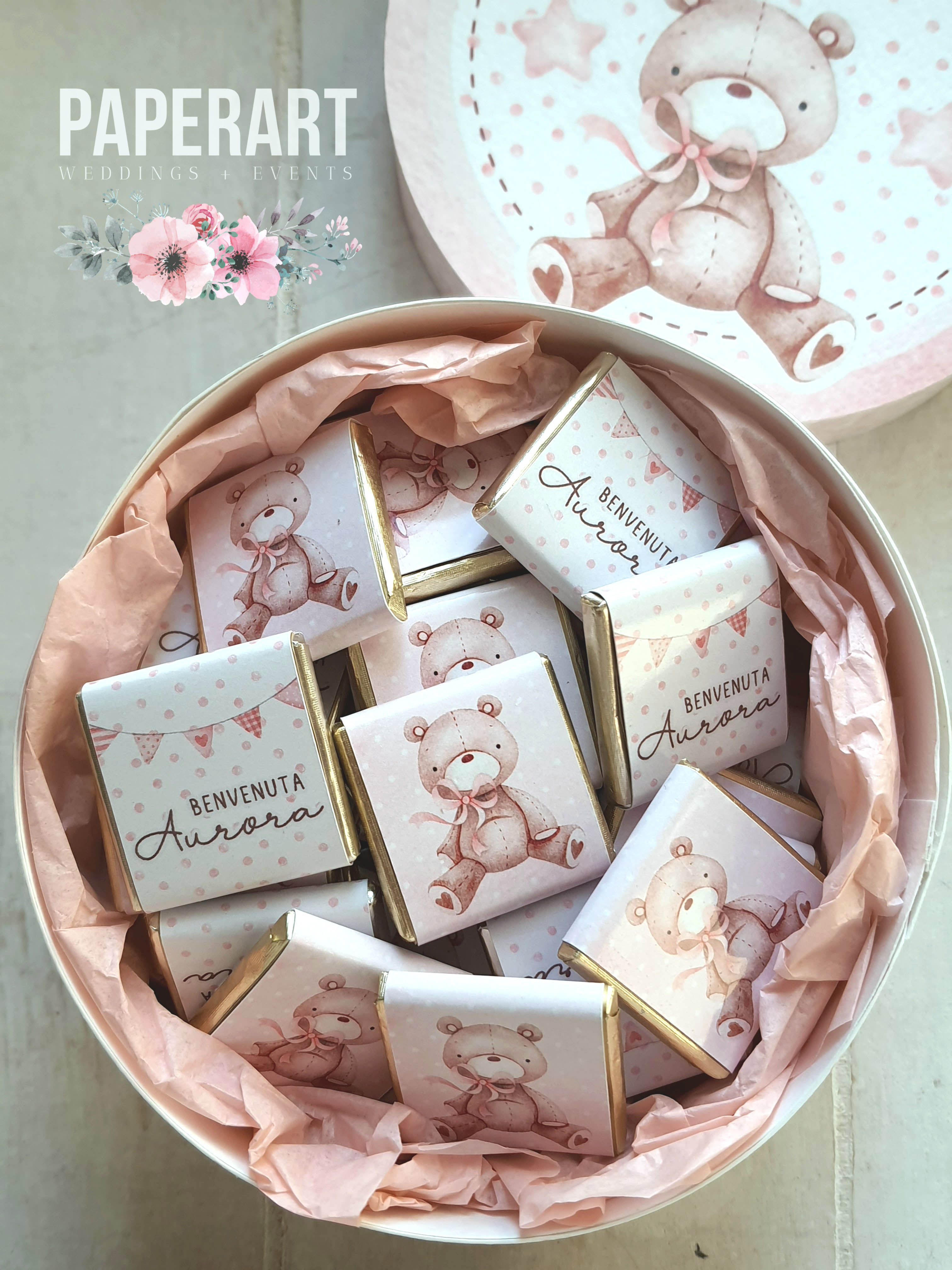 Cioccolatini personalizzati - Mod. Teddy Bear
