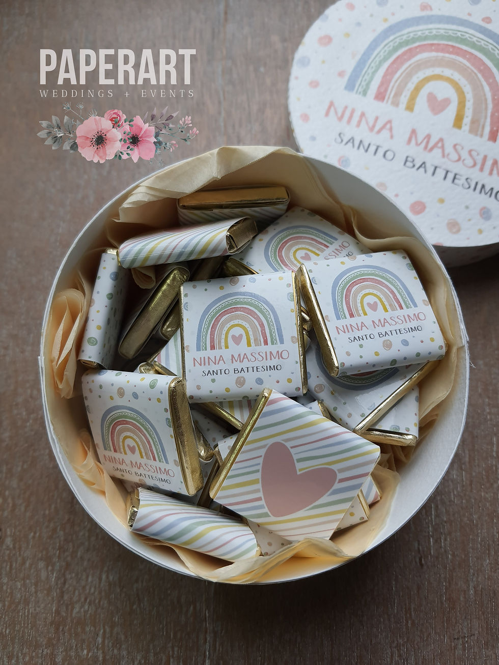 Box cioccolatini personalizzati
