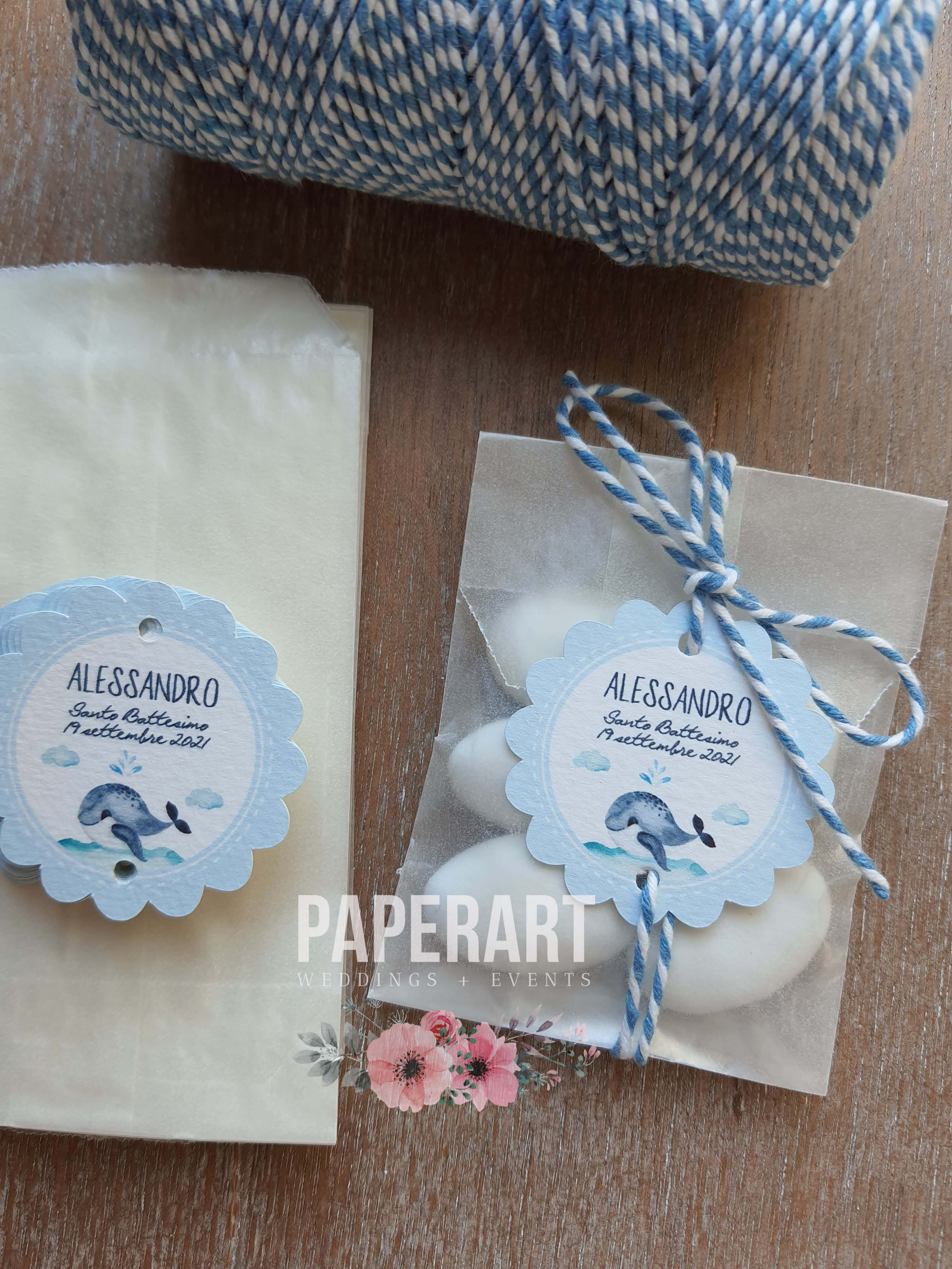 Composizioni porta-confetti - Mod. Cute Whale