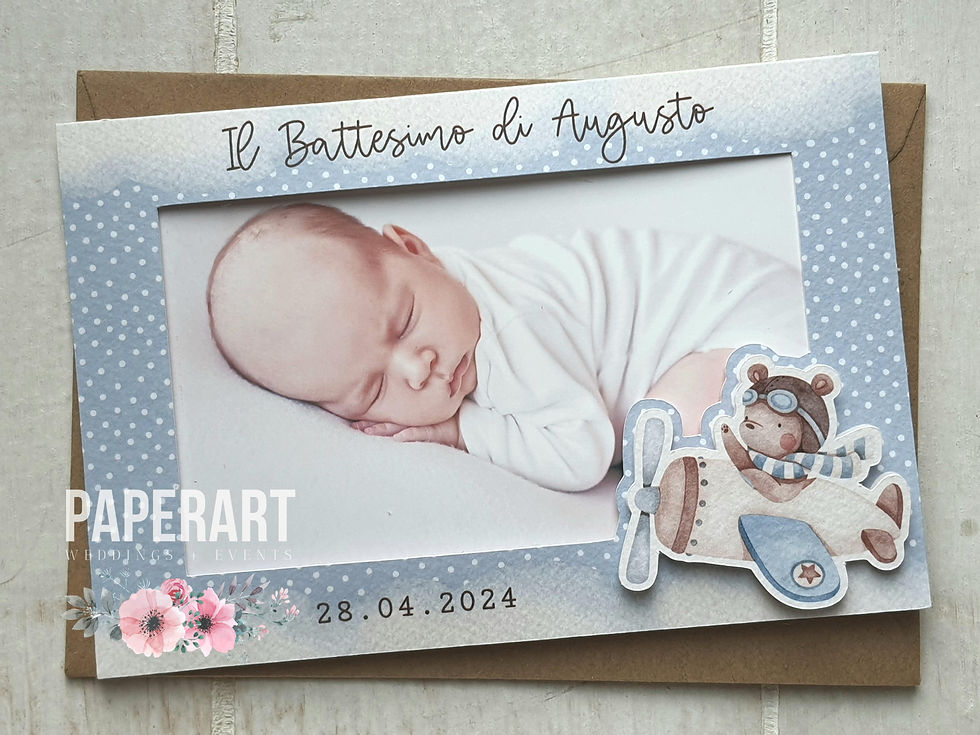 Porta-foto - Mod. Orsacchiotto Aviatore II