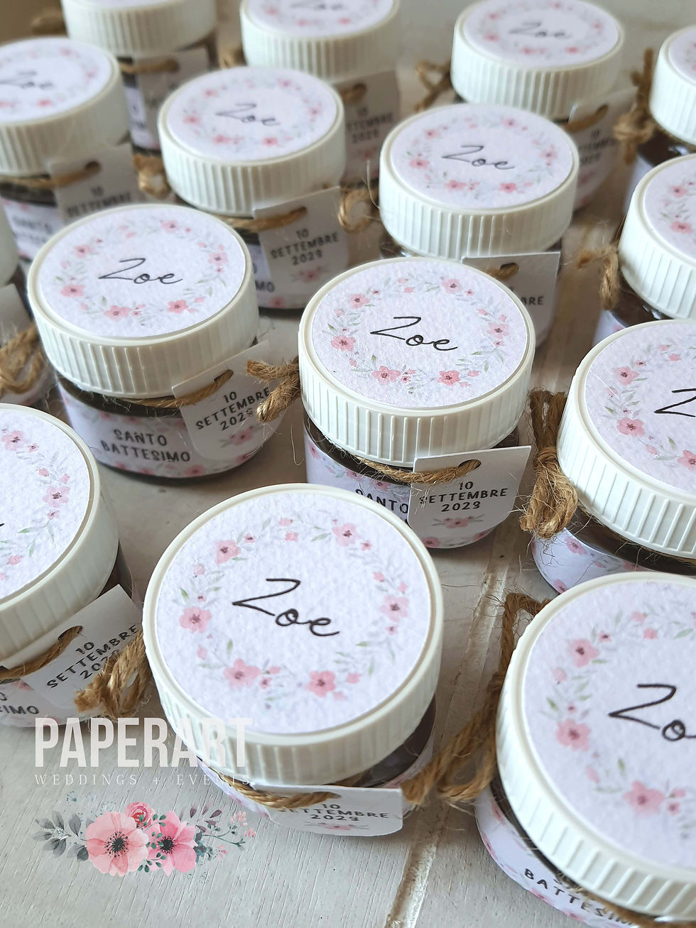 Nutellina decorata (mini - 25gr.) - Mod. Floreale Mignon