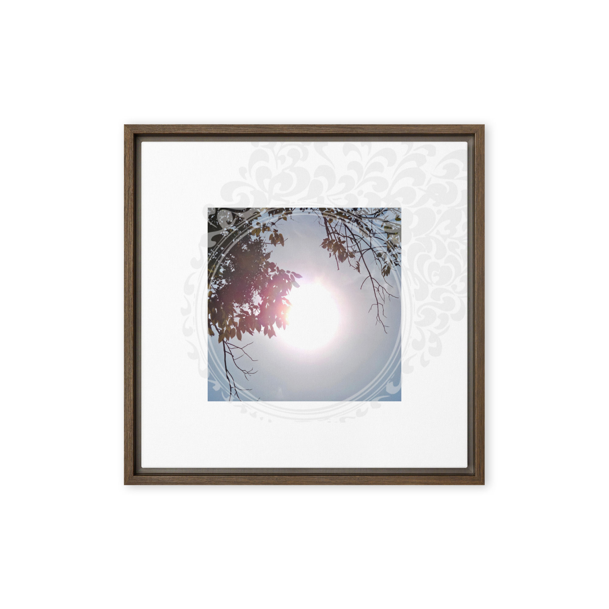 Framed Catalog Print on Canvas
