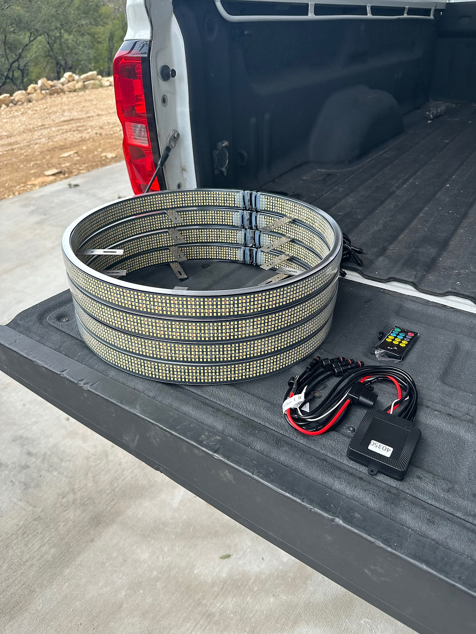 Thumbnail: 10 Row High Intensity Pure White Wheel Lights