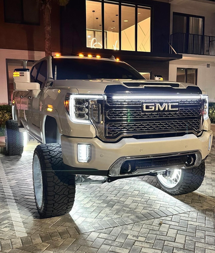 2020-2023 GMC SIERRA 2500/3500HD DENALI FULL LENGTH LED GRILLE