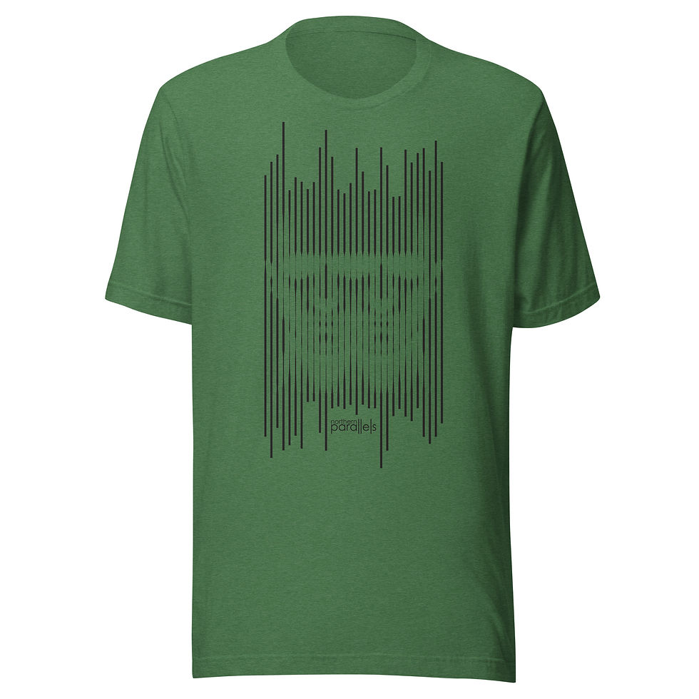 Thumbnail: Unisex Northern Parallels Two Faced T-Shirt