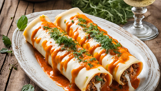 CANELONES DE ESCALIVADA