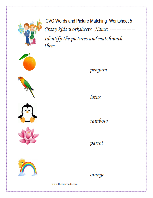 CVC Words Matching