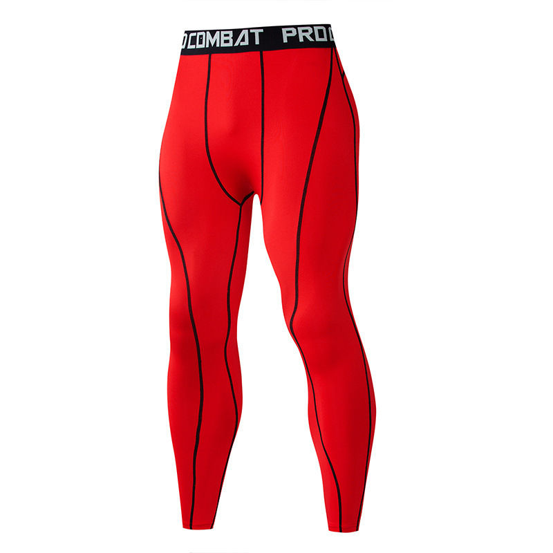Thumbnail: Mens Compression Pants Quick Dry Fit Sportswear Running Tights Men Legging