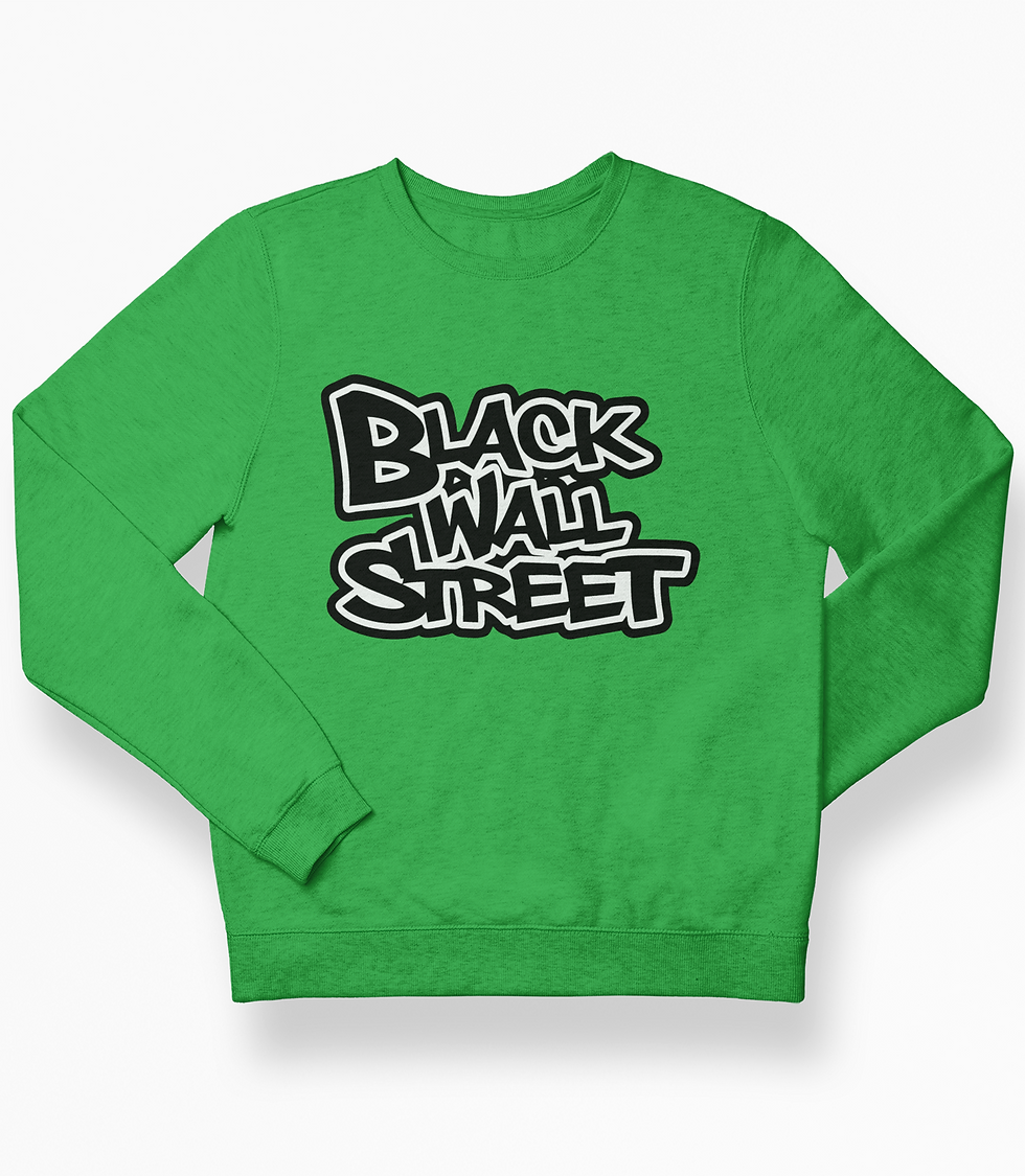 Thumbnail: Black Wall Street Graffiti Sweatshirt