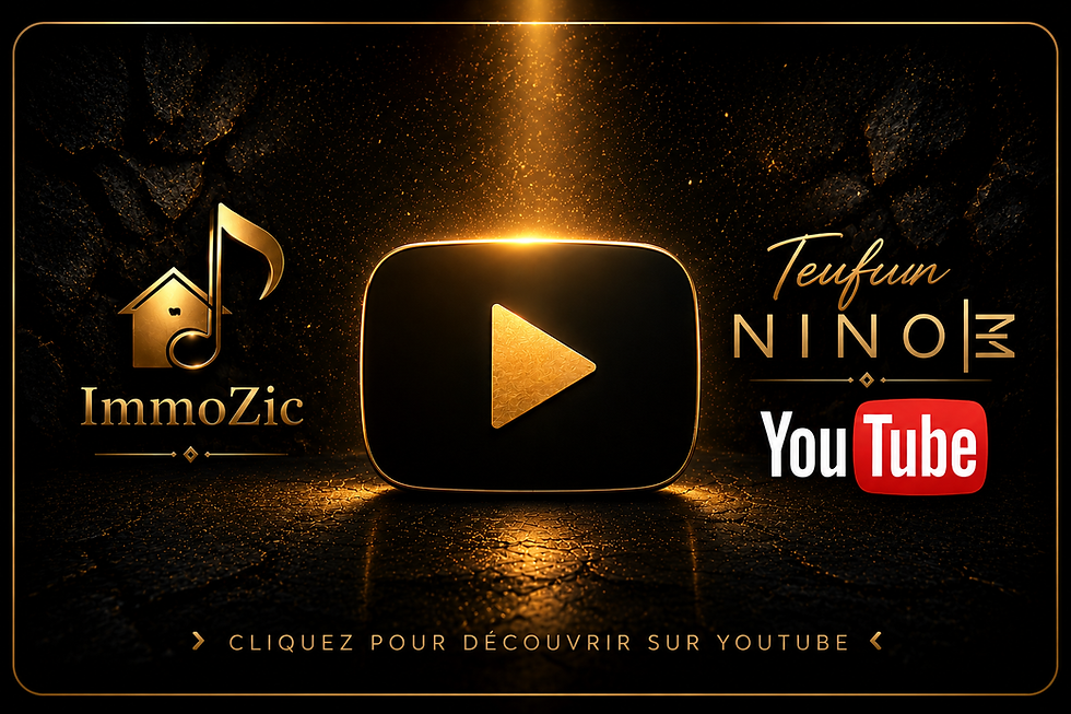 Découvrez ImmoZic et Teufun NINO 3 sur YouTube