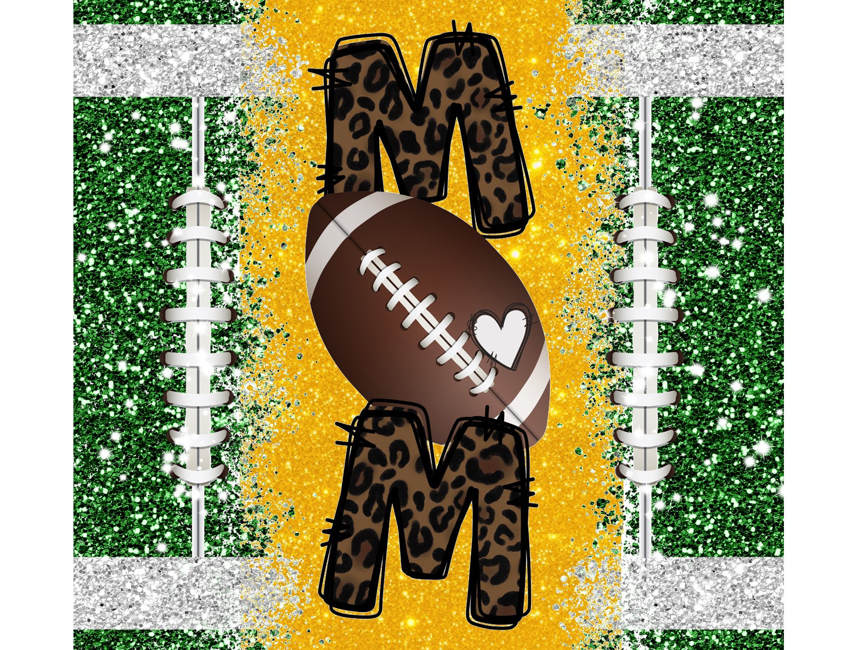 Football Mom Tumbler or Water Bottle