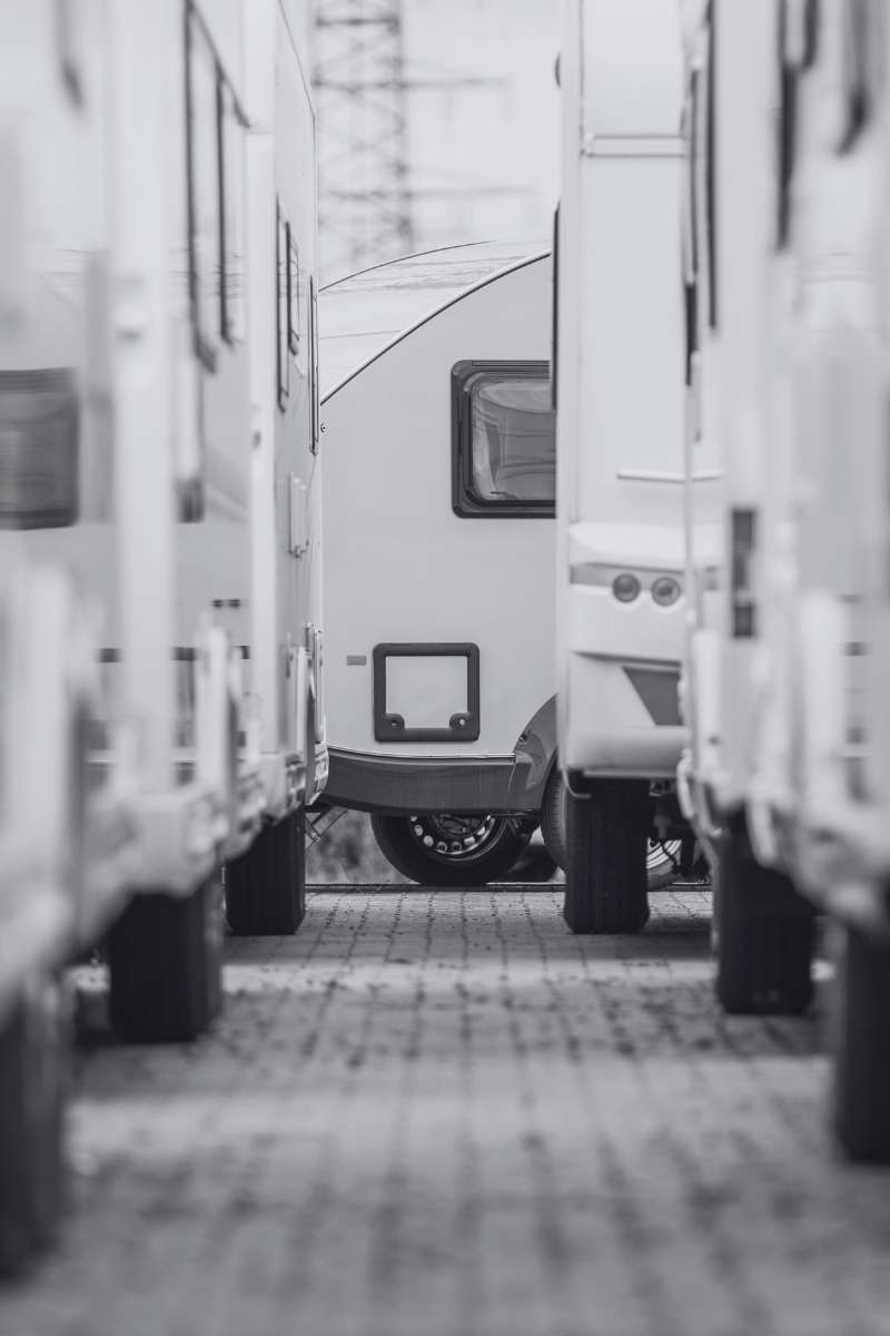 rows of RV's