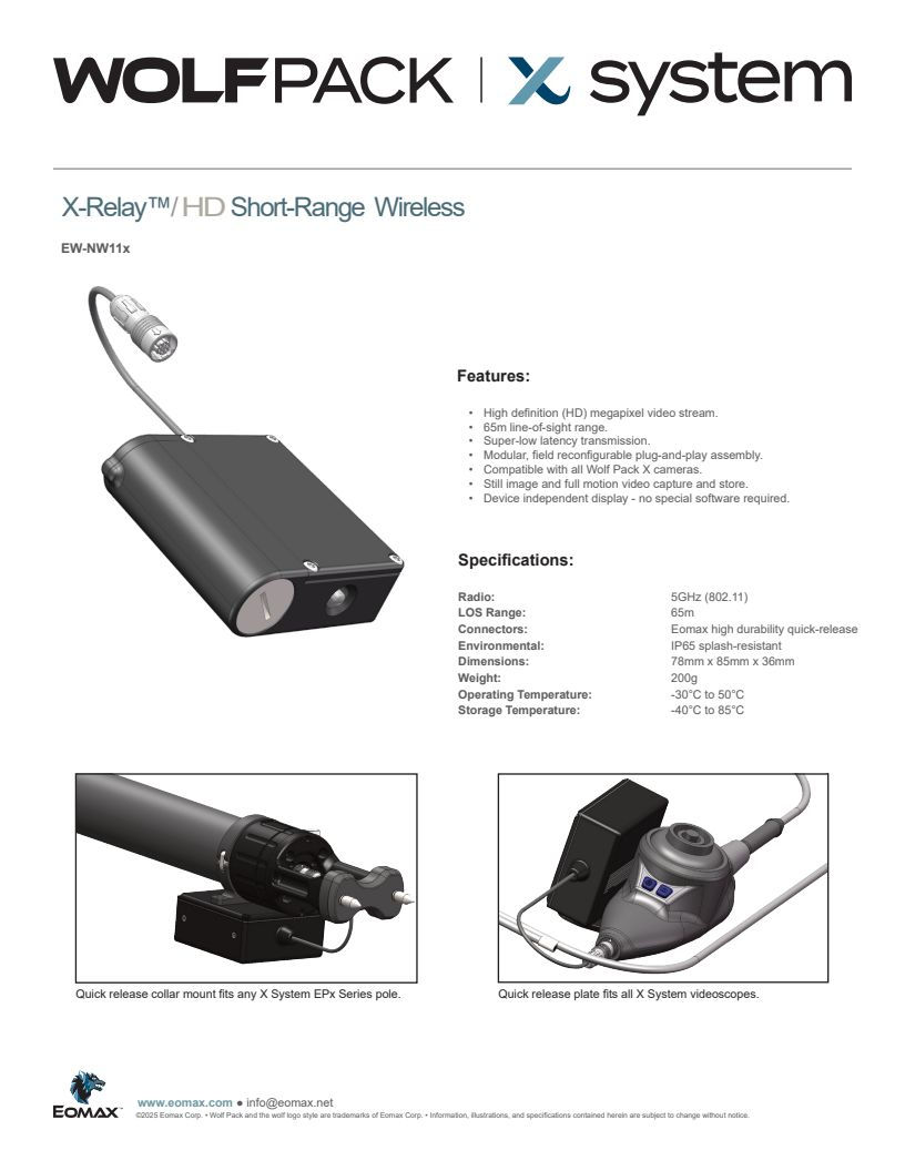 X Relay Short-Range Wireless
