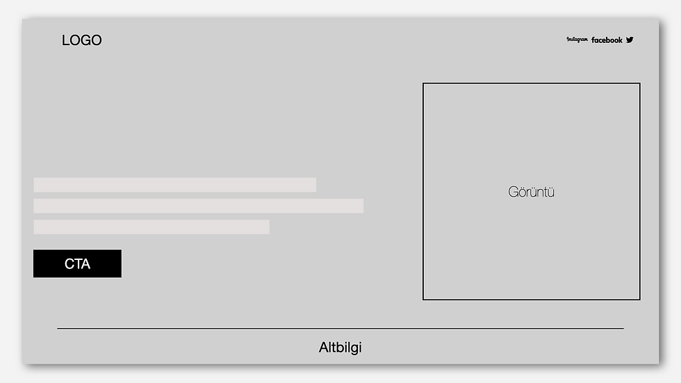 Landing Page Şablonu
