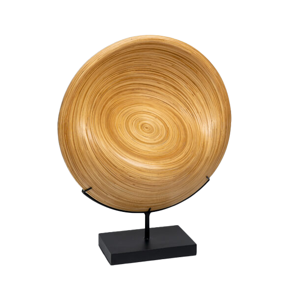 Bamboo Disco Plate - Table Decoration