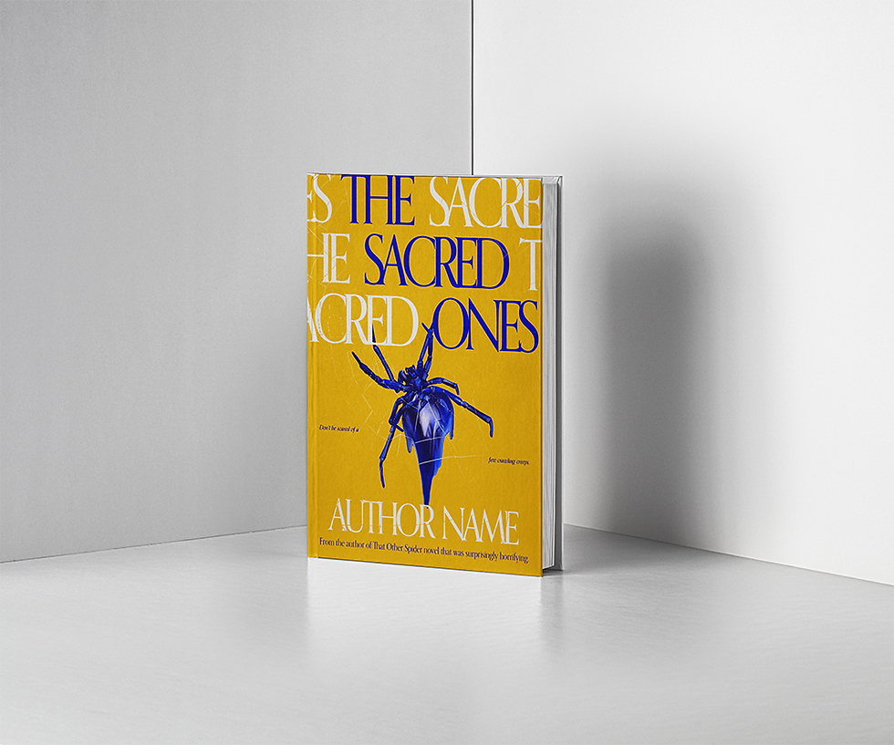 Thumbnail: SACRED ONES | Contemporary Horror Thriller Premade Book Cover Mock Up hardcover