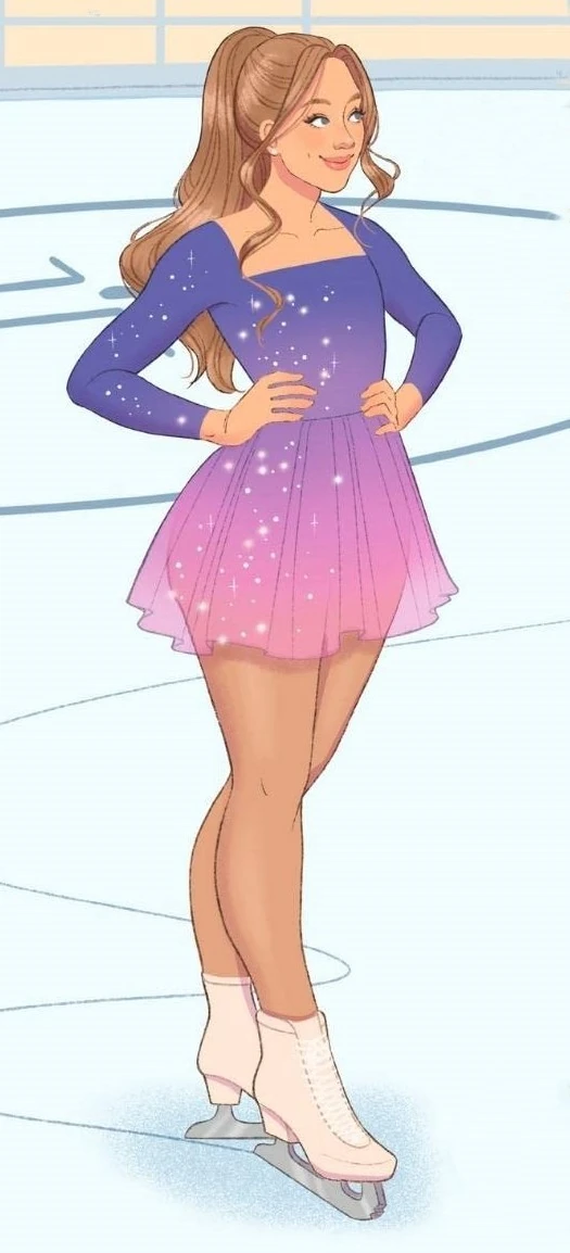 Leni Kauffman Character Art for Icebraker Hannah Grace Book Coverart