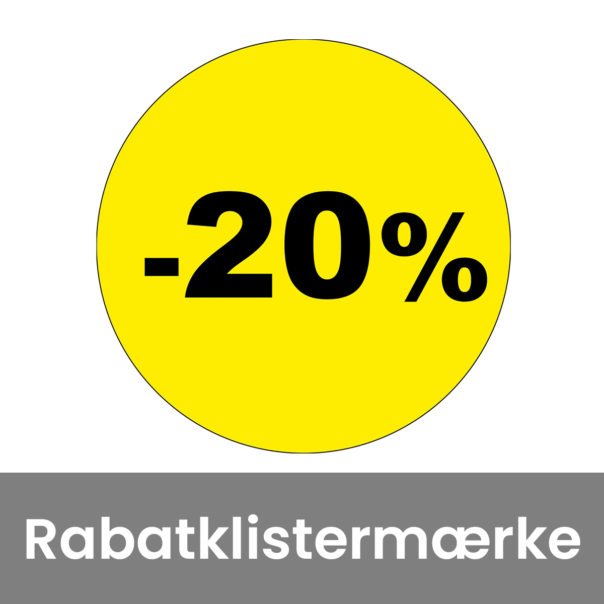 Rabatklistermærke