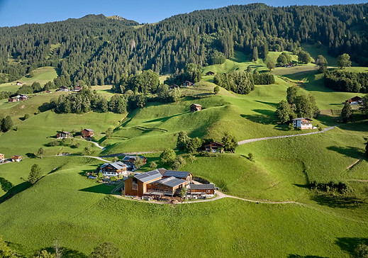 Bergbauernhof Ganahl Vogelperspektive