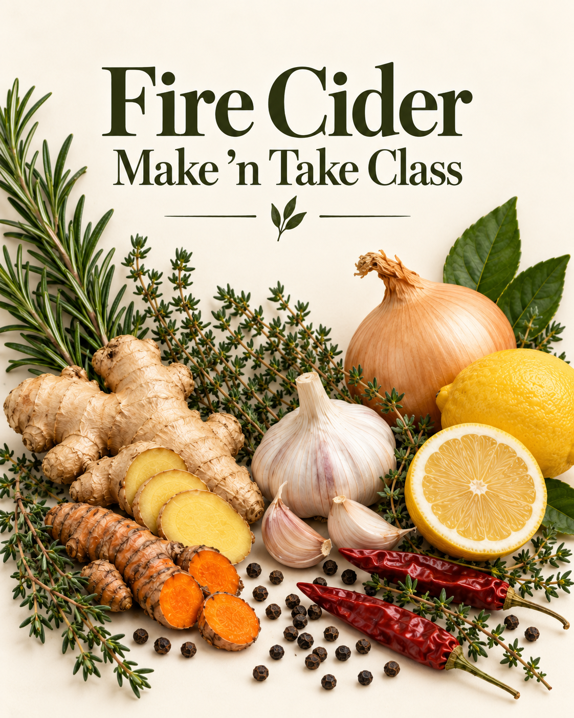 Fire Cider Make 'n Take Class