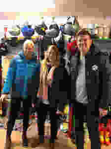 Sofia Karra, Lovisa Broms and Henrik Vilhelmsson in Friditsbanken