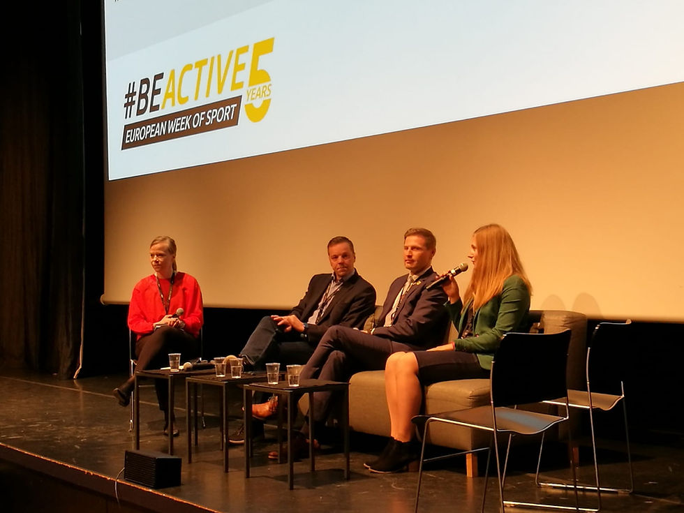 Ilva Biedre took part in a panel, also briefly presenting the ENGSO-led project CHAMP.