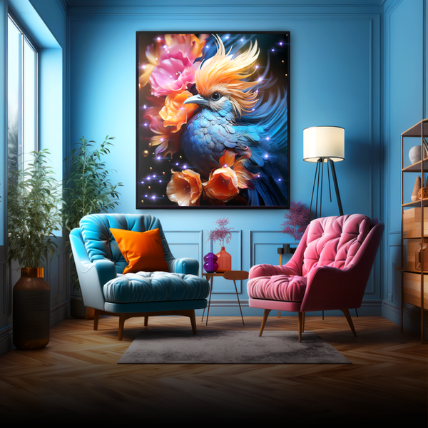 Świecąca ozdoba na scianę