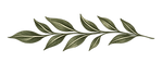 Olive Green Leafy Branch Divider Right_e