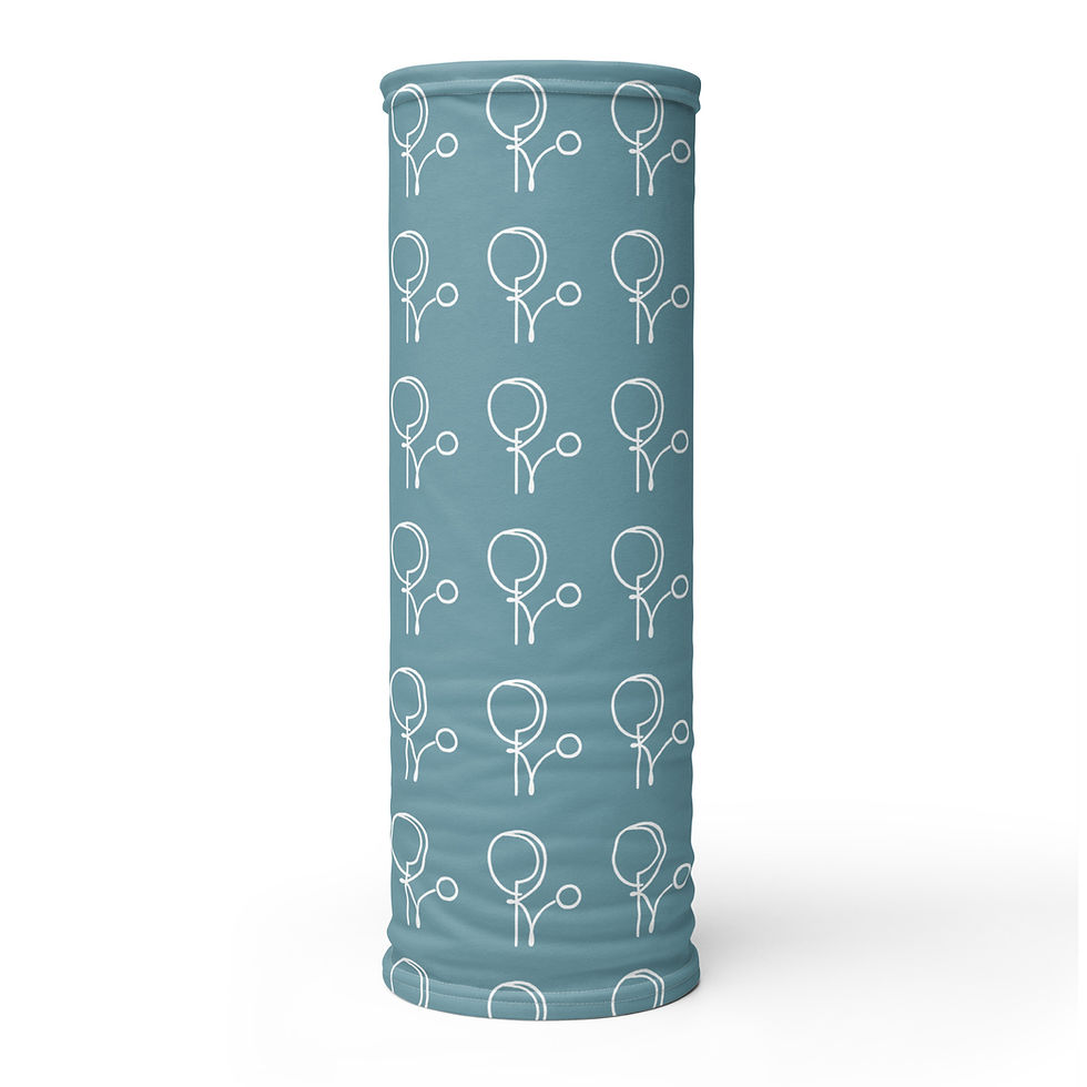 Miniatura: Polaina para el cuello Calypso Azul