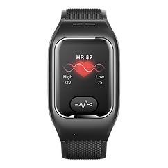 שעון מצוקה חכם לבני הגיל השלישי עם תצוגת דופק והתראת SOS